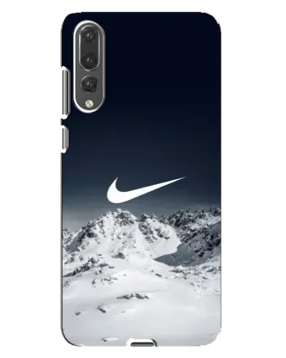 Чехол для Huawei P20 Pro (CLT-L04) с картинкой «Nike — зимние горы»