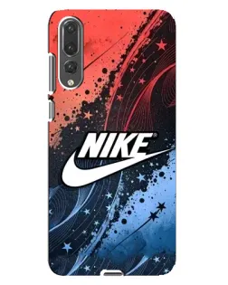Чехол для Huawei P20 Pro (CLT-L04) с картинкой «Градиентный принт Найк»