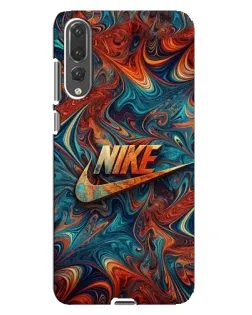 Чехол для Huawei P20 Pro (CLT-L04) с картинкой «Nike в абстракции»