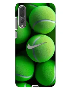 Чехол для Huawei P20 Pro (CLT-L04) с картинкой «Теннисные мячи Найк»