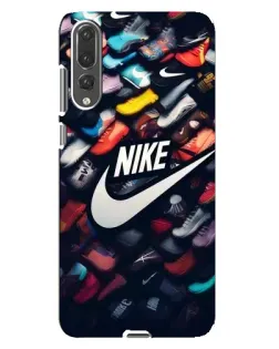 Чехол для Huawei P20 Pro (CLT-L04) с картинкой «Коллекция кроссовок Nike»