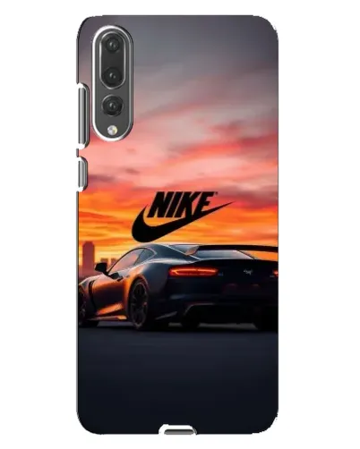 Чехол для Huawei P20 Pro (CLT-L04) с картинкой «Nike и суперкар»