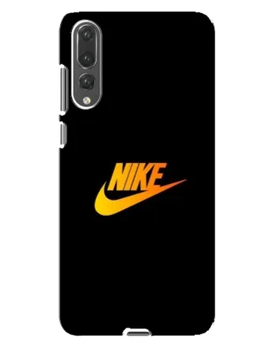 Чехол для Huawei P20 Pro (CLT-L04) с картинкой «Золотой логотип Nike»
