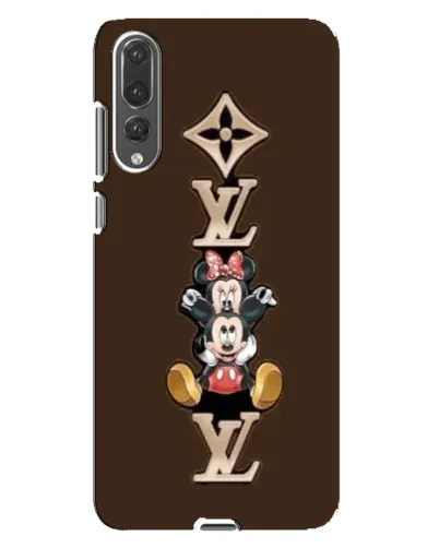 Чехол для Huawei P20 Pro (CLT-L04) с картинкой «LV и Микки Маус»