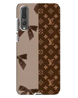 Чехол для Huawei P20 Pro (CLT-L04) с картинкой «Louis Vuitton — банты»