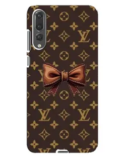 Чехол для Huawei P20 Pro (CLT-L04) с картинкой «LV с бантом»