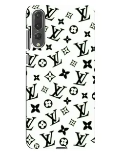 Чехол для Huawei P20 Pro (CLT-L04) с картинкой «Монохромный хаос LV»