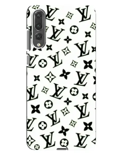 Чехол для Huawei P20 Pro (CLT-L04) с картинкой «Монохромный хаос LV»