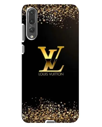 Чехол для Huawei P20 Pro (CLT-L04) с картинкой «LV — золотые искры»