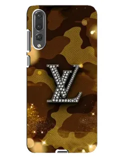Чехол для Huawei P20 Pro (CLT-L04) с картинкой «Камуфляжный Louis Vuitton»