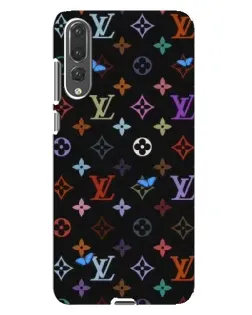 Чехол для Huawei P20 Pro (CLT-L04) с картинкой «Цветная монограмма LV»
