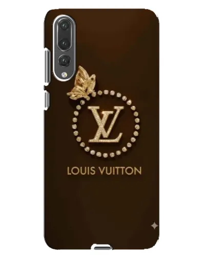 Чехол для Huawei P20 Pro (CLT-L04) с картинкой «LV — золотая печать»