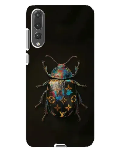 Чехол для Huawei P20 Pro (CLT-L04) с картинкой «LV — мраморный принт»