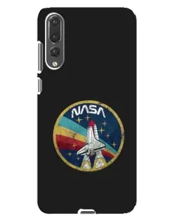 Чехол для Huawei P20 Pro (CLT-L04) с картинкой «NASA — эмблема миссии»