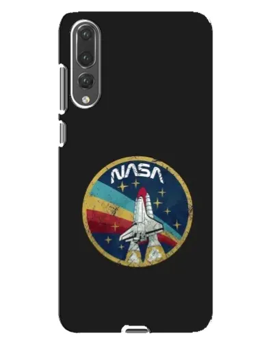 Чехол для Huawei P20 Pro (CLT-L04) с картинкой «NASA — эмблема миссии»