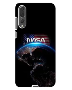 Чехол для Huawei P20 Pro (CLT-L04) с картинкой «Земля из космоса NASA»