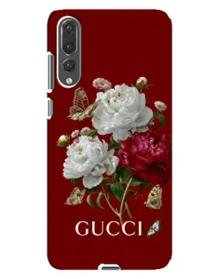 Чехол для Huawei P20 Pro (CLT-L04) с картинкой «Gucci —  сад»