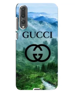 Чехол для Huawei P20 Pro (CLT-L04) с картинкой «Gucci — горный пейзаж»