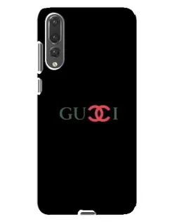 Чехол для Huawei P20 Pro (CLT-L04) с картинкой «Gucci — красный градиент»