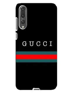 Чехол для Huawei P20 Pro (CLT-L04) с картинкой «Gucci — красный пояс»