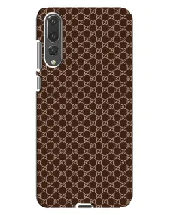 Чехол для Huawei P20 Pro (CLT-L04) с картинкой «Gucci — шоколадная сетка»