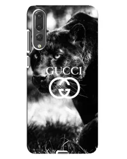 Чехол для Huawei P20 Pro (CLT-L04) с картинкой «Gucci — дикая природа»
