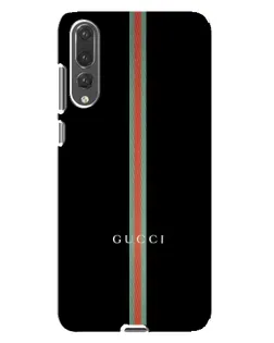 Чехол для Huawei P20 Pro (CLT-L04) с картинкой «Gucci — строгая линия»