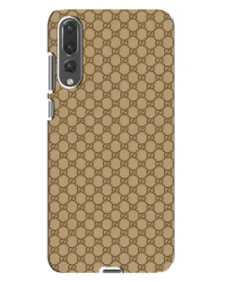 Чехол для Huawei P20 Pro (CLT-L04) с картинкой «Gucci — классический беж»