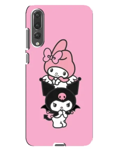 Чехол для Huawei P20 Pro (CLT-L04) с картинкой «My Melody и Kuromi»