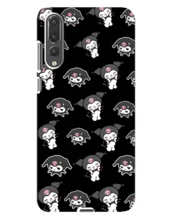 Чохол для Huawei P20 Pro (CLT-L04) з картинкою «Чорний паттерн Kuromi» Чохол для Huawei P20 Pro (CLT-L04) з картинкою «Чорний паттерн Kuromi»