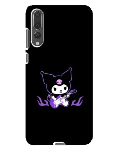 Чехол для Huawei P20 Pro (CLT-L04) с картинкой «Электрическая Kuromi»