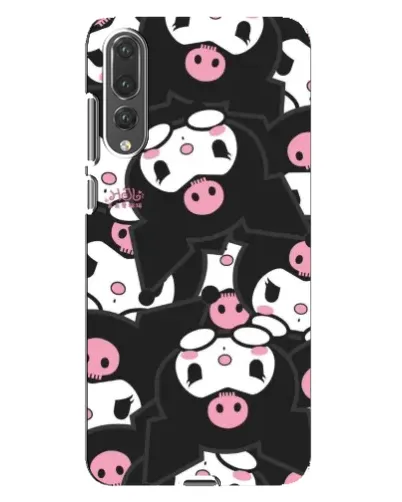 Чехол для Huawei P20 Pro (CLT-L04) с картинкой «Паттерн голов Куроми»