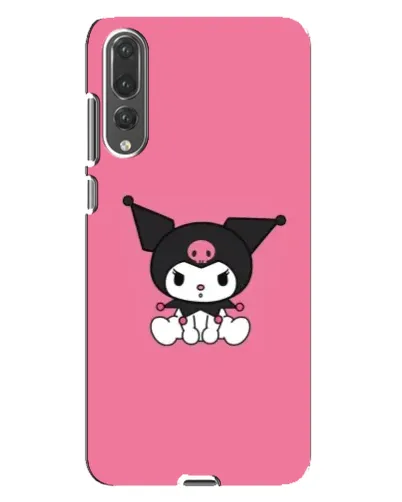Чехол для Huawei P20 Pro (CLT-L04) с картинкой «Хмурая Kuromi»
