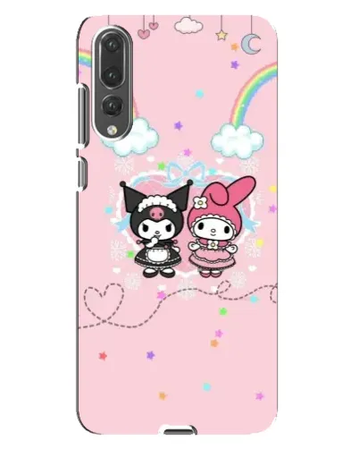 Чехол для Huawei P20 Pro (CLT-L04) с картинкой «My Melody и Kuromi»