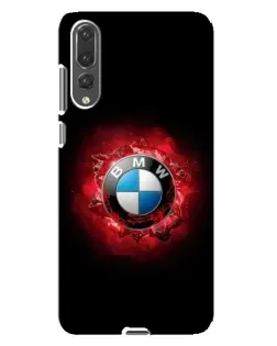 Чехол для Huawei P20 Pro (CLT-L04) с картинкой «Логотип BMW — вспышка»