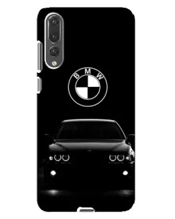Чехол для Huawei P20 Pro (CLT-L04) с картинкой «BMW — взгляд из темноты»