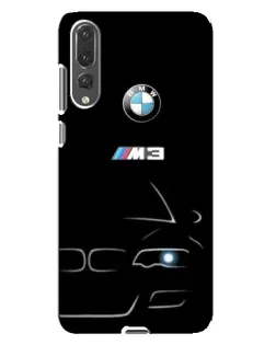 Чехол для Huawei P20 Pro (CLT-L04) с картинкой «Минималистичный принт BMW M3»
