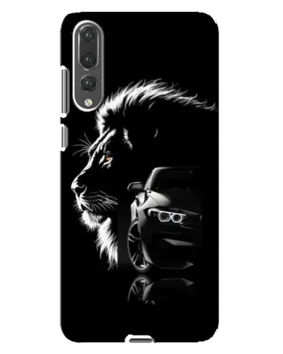 Чехол для Huawei P20 Pro (CLT-L04) с картинкой «BMW и лев» Чехол для Huawei P20 Pro (CLT-L04) с картинкой «BMW и лев»