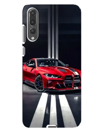 Чехол для Huawei P20 Pro (CLT-L04) с картинкой «Красная BMW на дороге» Чехол для Huawei P20 Pro (CLT-L04) с картинкой «Красная BMW на дороге»