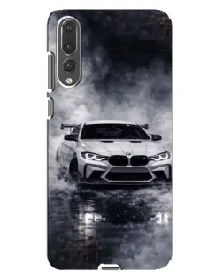 Чехол для Huawei P20 Pro (CLT-L04) с картинкой «BMW сквозь туман»