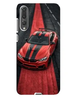 Чехол для Huawei P20 Pro (CLT-L04) с картинкой «BMW на красной дорожке»
