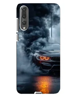 Чехол для Huawei P20 Pro (CLT-L04) с картинкой «BMW M-Power — абстракция»