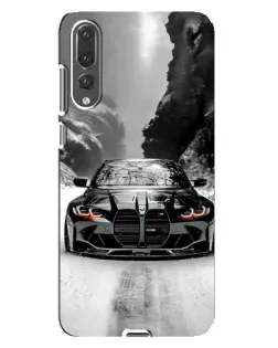 Чехол для Huawei P20 Pro (CLT-L04) с картинкой «BMW — акварельный дрифт»