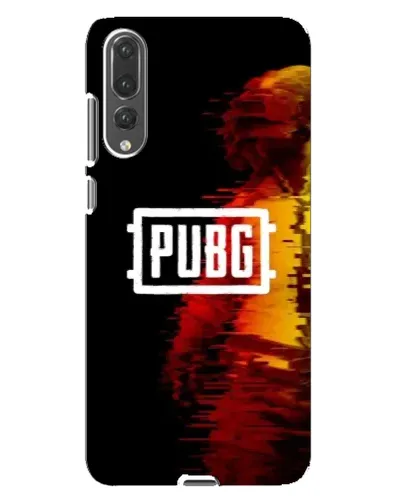 Чехол для Huawei P20 Pro (CLT-L04) с картинкой «Яркий логотип PUBG»
