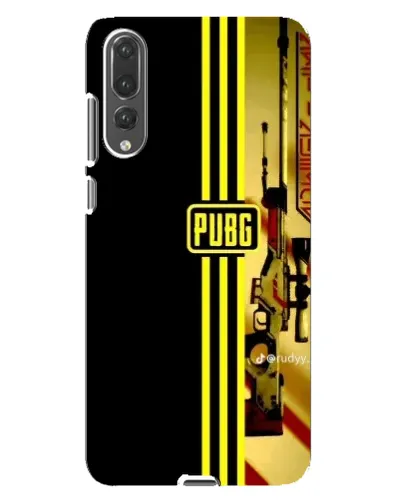 Чехол для Huawei P20 Pro (CLT-L04) с картинкой «PUBG — камуфляжный шлем»