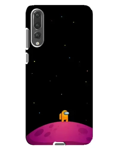 Чехол для Huawei P20 Pro (CLT-L04) с картинкой «Одинокий герой на планете»