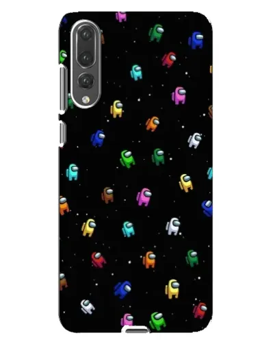 Чехол для Huawei P20 Pro (CLT-L04) с картинкой «Экипаж Among Us»
