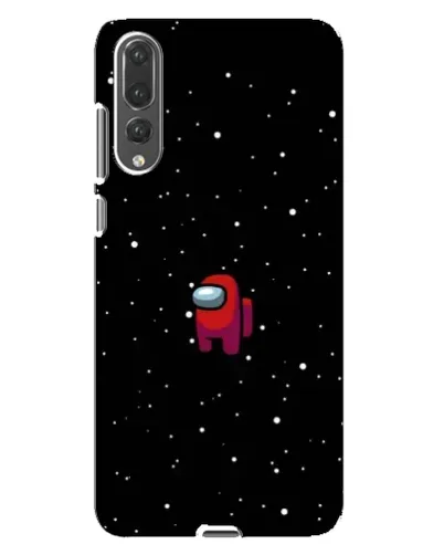 Чехол для Huawei P20 Pro (CLT-L04) с картинкой «Красный Among Us»