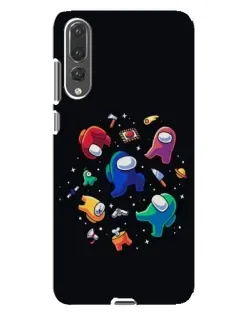 Чехол для Huawei P20 Pro (CLT-L04) с картинкой «Among Us космос» Чехол для Huawei P20 Pro (CLT-L04) с картинкой «Among Us космос»