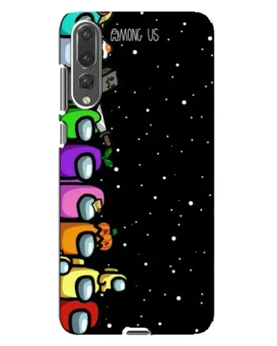 Чехол для Huawei P20 Pro (CLT-L04) с картинкой «Команда Among Us»